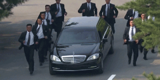 Bodyguards of Kim Jong Un